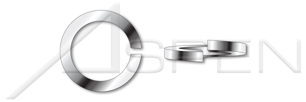M14 DIN 7980, Metric, Helical Spring Lock Washers, High Collar, A2 Stainless Steel